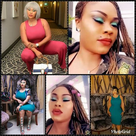 nollywood actress daniella okeke shows off her ample chest in pink