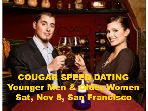 cougar speed dating and dance party south san francisco