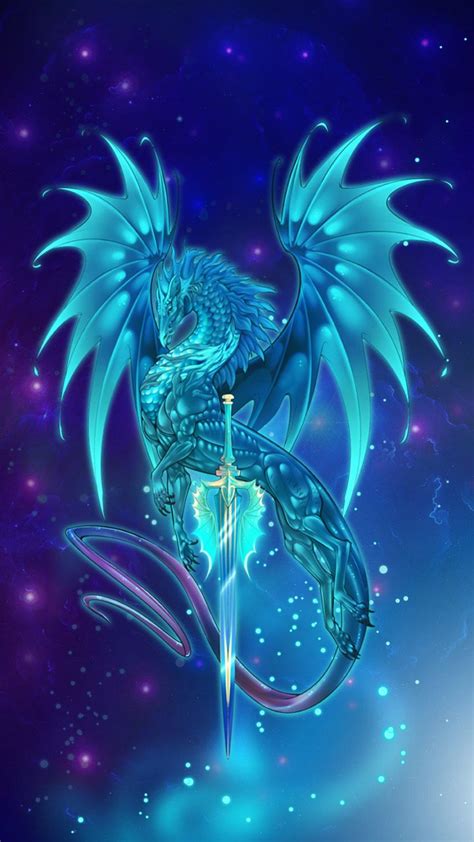 neon dragon mythical creatures art dragon wallpaper iphone