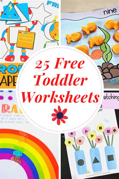 printable toddler worksheets  teach basic skills