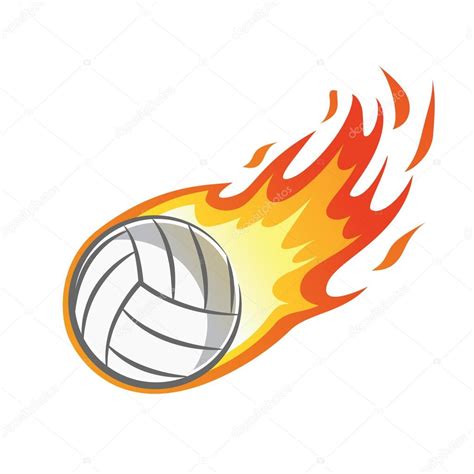 volleyball  fire    clipartmag