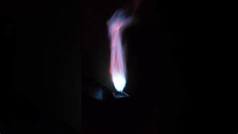 natural gas ribbon burner test youtube