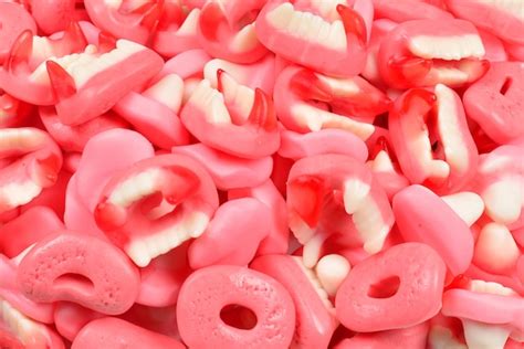 Premium Photo Assorted Gummy Candies Top View Jelly Sweets