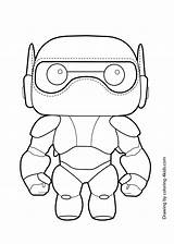 Coloring Pages Big Hero Baymax Kids Colouring Printable Six Sheets Print Library Drawings Drawing Color Gogo Codes Insertion Cute Easy sketch template