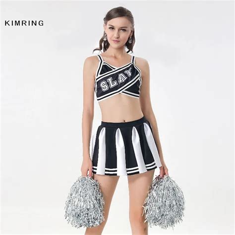 kimring sexy cheerleader costume sexy school girl halloween adult role
