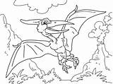 Pteranodon Coloring Dinosaur Para Pages Colorear Library Clipart sketch template