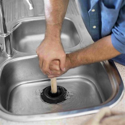 unclog kitchen sink  plunger juamenocom