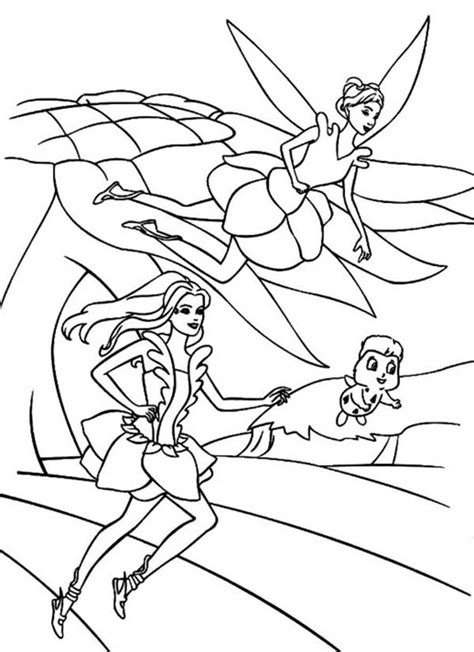pin  barbie fairytopia coloring pages