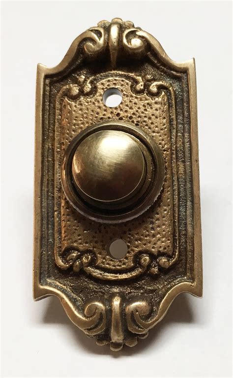 neoclassical french shell decorative doorbell push button etsy