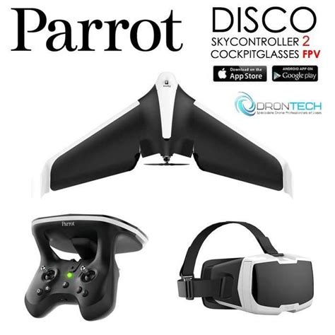 drone parrot disco skycontroller  cockpit glasses drone fnac izivacom drone parrot