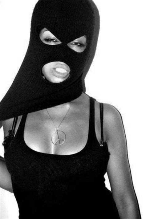 Ski Mask Thug Girl Gangster Girl