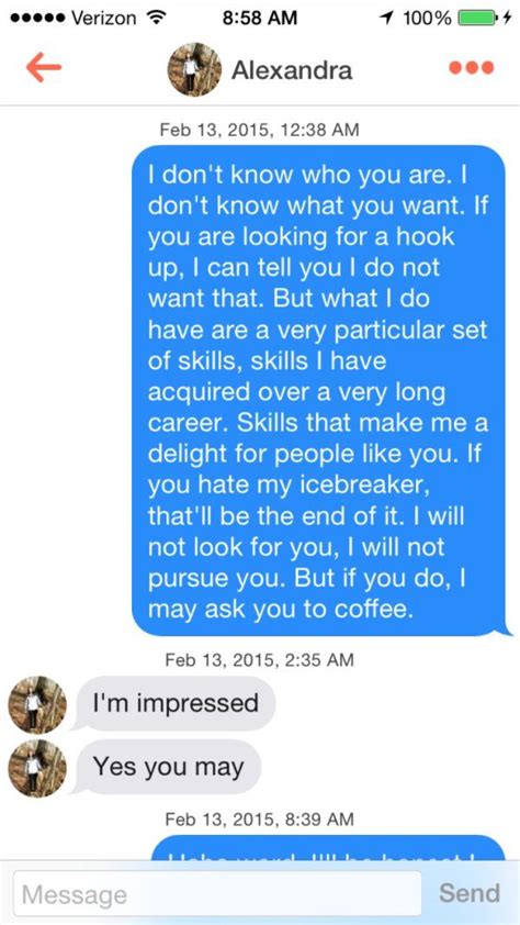 12 People Who Sent Perfect Tinder Texts Tinder Humor