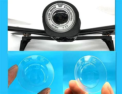 parrot bebop  drone camera lens sheets  transparent protective cover protective shell