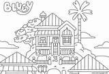 Coloring Bluey House Pages Printable Print Blueys Book Info Xcolorings sketch template