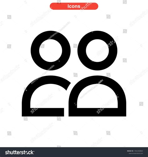 population icon isolated sign symbol vector illustration high quality