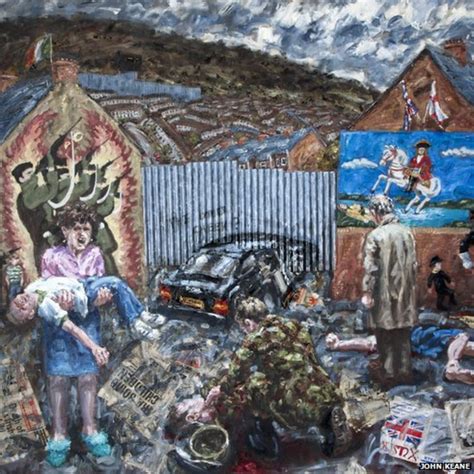 ulster museum s art of the troubles exhibition in pictures bbc news