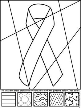 breast cancer awareness ribbon coloring pages  art  jenny
