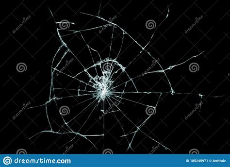 broken glass texture isolated realistic cracked glass concept element