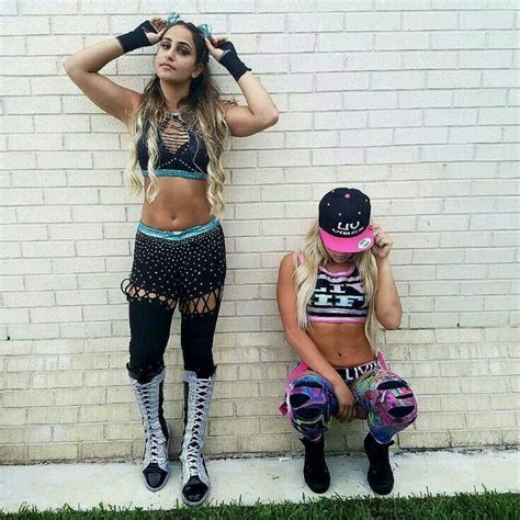Aliyah And Liv Morgan Instagram Nxt Divas Wrestling