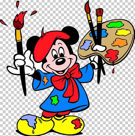 mickey mouse minnie mouse mouse paint painting png clipart art