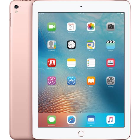 apple ipad pro gb  inches wi fi tablet rose gold