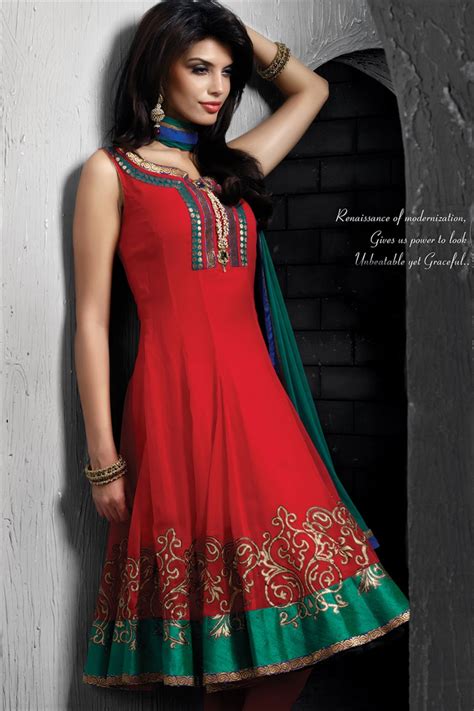 هوليوود فور عرب Designers Anarkali Churidar Suits 2013