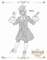 Coloring Nutcracker Realms Shiver Four Pages Sheets Disney Activity Printable Print Book Woods sketch template