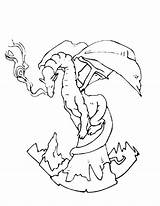Coloring Dragon Bearded Pages Clipart Comments Library Line sketch template