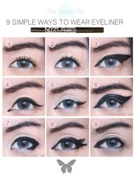 closet   simple ways  wear eyeliner