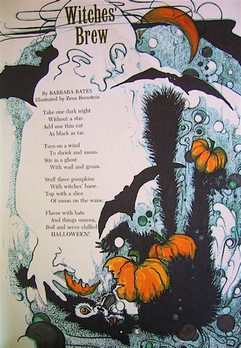 Witches Brew Poem Autumn Fest Illustrations