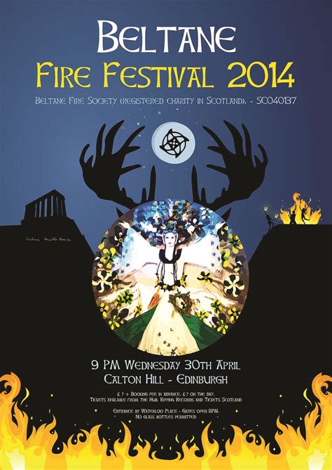 announcing the beltane fire festival 2014 poster design beltane fire society