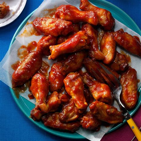 tangy barbecue wings recipe taste  home