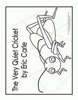 Quiet Cricket Very Coloring Pages Choose Board Carle Eric sketch template