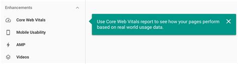 core web vitals replaces speed report  google search console