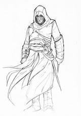 Altair Creed Deviantart Patrickbrown Assassin Drawing Sketch Cool Brown Choose Board Poses sketch template
