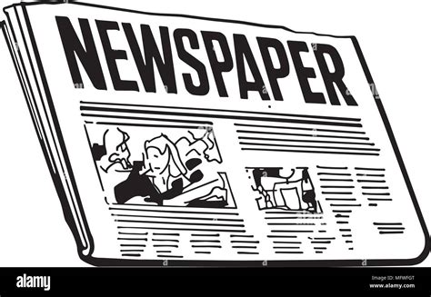 newspaper headings stock vector images alamy