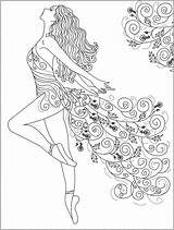 Coloring Pages Ballet sketch template
