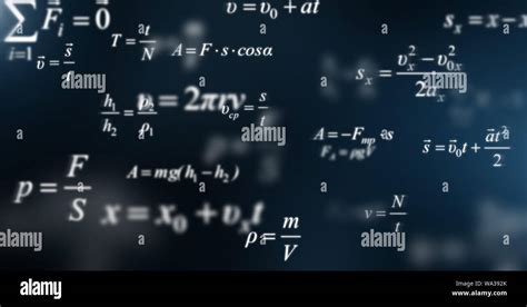 mathematics background  scientific formulas  calculations stock