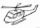 Coloring4free Helicopter sketch template