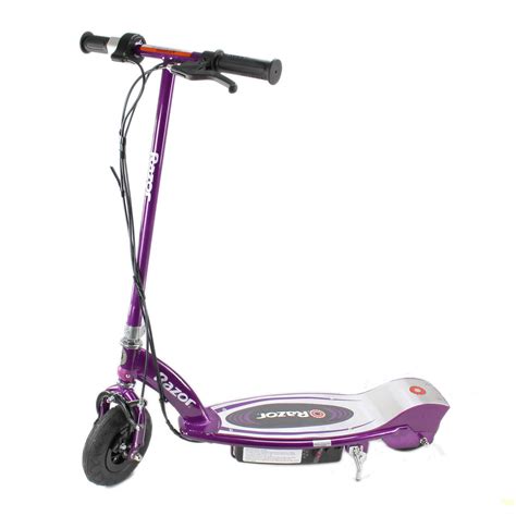 razor electric rechargeable motorized ride  kids scooters  pink  purple walmartcom