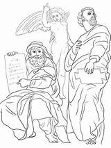 Coloring Prophets Pages Hosea Jonah Zechariah Nineveh Printable John Bible Colouring Temple Kids Baptist Elizabeth Angel Minor sketch template