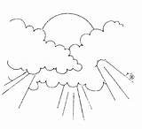 Sky Coloring Pages Cloud Only 1015 930px 75kb Drawings sketch template