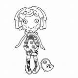 Lalaloopsy Coloring Pages Books sketch template