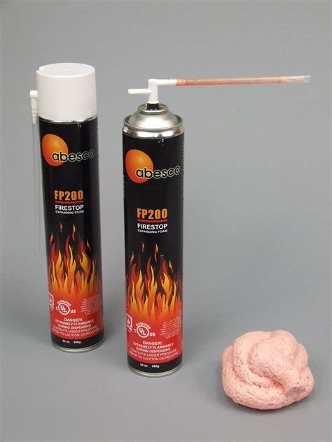 hour rated expanding foam systems  hour ul abesco fp fire