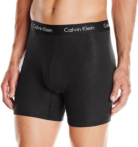 Calvin Klein 187345 Mens Underwear Modal Boxer Briefs Black Size Large