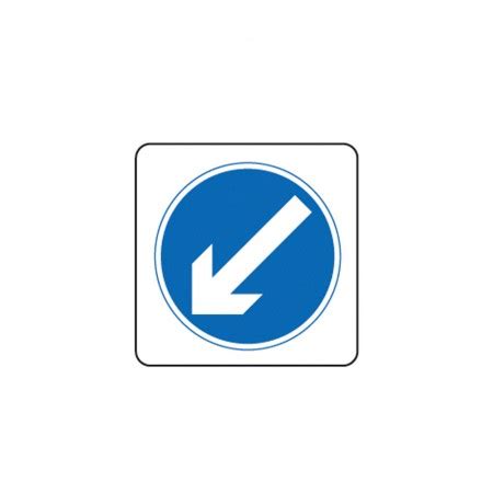 directional leftright arrow sign onsite support