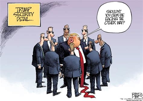 how political cartoons show a trump who can t trust anyone now the