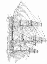 Segelschiffe Zeilschepen sketch template