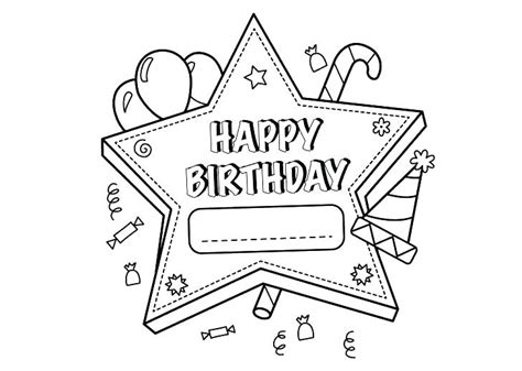 birthday coloring pages  boys  getcoloringscom  printable