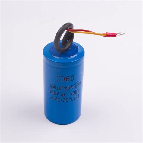 staring capacitor  wires cd uf  heavy duty electric motor starting capacitor